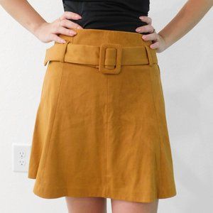Zara suede skirt